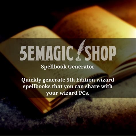Magic item shop generator se